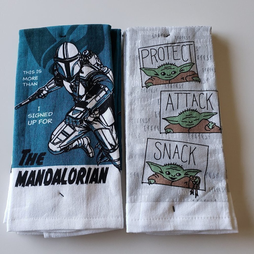NWT - Mandalorian Kitchen Towel Set of 4
